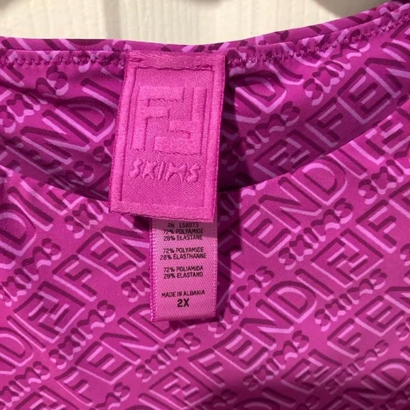 Fendi Skims Purple Bodysuit 2x